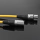 thumbnail image 4 of Cable XLR de 3 pines a 1 m cable de micrófono blindado amarillo, 4 of 9