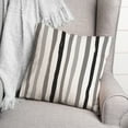 thumbnail image 3 of Creative Products Vertical Strokes Gray 20 x 20 Indoor / Outdoor Pillow, 3 of 3