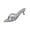 Silver High Heels Shoes for Women, variant on hopeusnice High Heels Shoes for Women Tapered heel Breathable Trendy 35%Cotton 65%Polyester Summer Shoes Open Toe Sandals Non-slip Soft High Heels Shoes Pointed toe Pointed toe Dress Shoes Pink 42