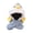 Gray, variant on Vaveren Kids Hood Scarf Plush Animals Hat Bonnet Headwear Dress up for Boys Girls 2 in 1 Khaki