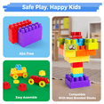 thumbnail image 4 of Building Blocks for Kids Toddlers, 370 Pcs Large Classic Building Bricks Blocks Set, Basic STEM Toys Birthday Gift for Kids Age 3+, 4 of 8