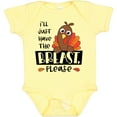 thumbnail image 3 of Inktastic I'll Just Have the Breast, Please Cute Turkey Boys or Girls Baby Bodysuit, 3 of 5