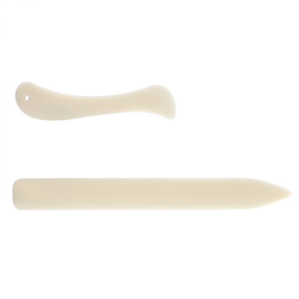 2PCS 2 Size Bone Folder Paper Creaser Tool Scoring Folding Creasing Edges Set