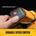 thumbnail image 4 of BALKONI Cordless Electric Leaf Blower Compatible With DeWalt 20V Battery, 200 MPH, 800 CFM For Garden, 4 of 9