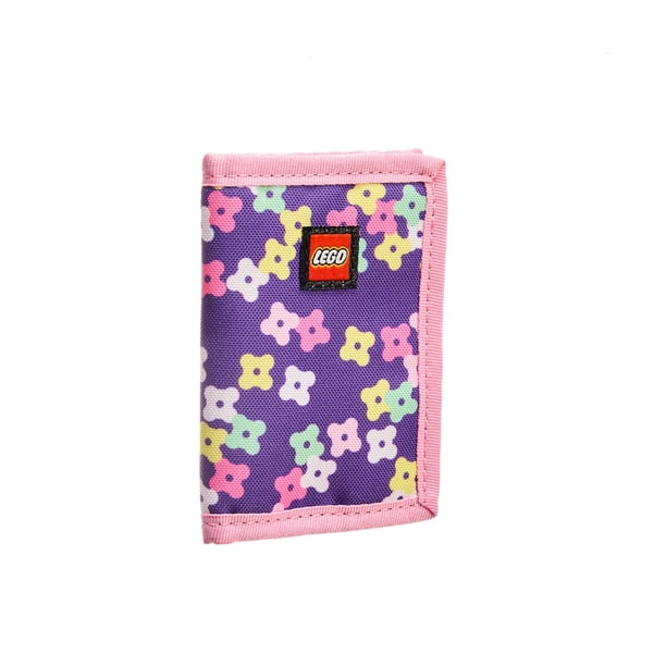 LEGO Trifold Wallet, Kids Unisex Wallet for Boys and Girls, with Clear ID Window, Card and Cash Pockets and Secure Hook and Loop Closure, I Play My Way