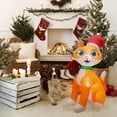 thumbnail image 1 of Inflable Navideño IMAR Gatita con Gorrito 1.05 M, 1 of 5