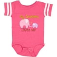 thumbnail image 3 of Inktastic My Grandma Loves Me Boys or Girls Baby Bodysuit, 3 of 5