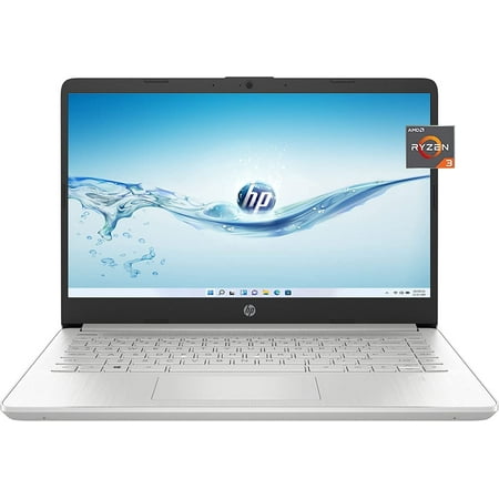 2022 Newest HP 14 inch FHD Laptop, AMD Ryzen 3 3250U, 8GB DDR4 RAM, 256GB SSD, AMD Radeon Graphics, WiFi, USB Type-C, HDMI, Windows 11 Home, Long Battery Life