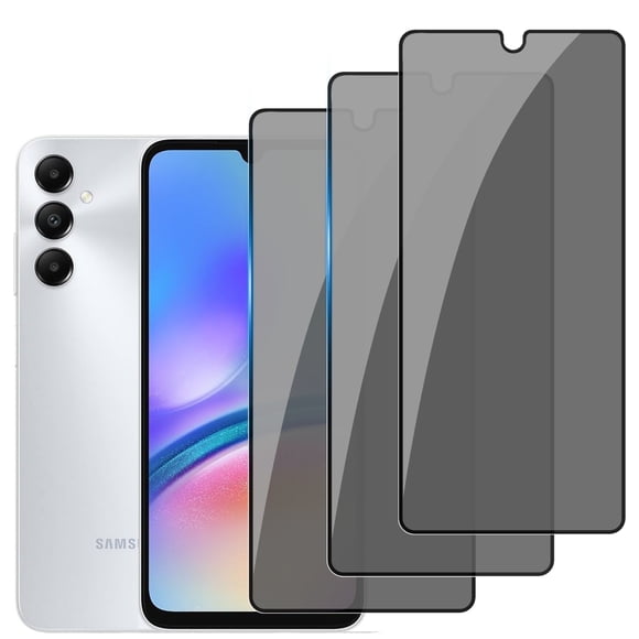 Zonyee Protector de pantalla de privacidad de vidrio templado para Samsung Galaxy A05s - Película protectora resistente a rayones - Fácil instalación Protección de borde a borde - Sin burbujas