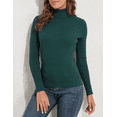 thumbnail image 4 of PrettyGuide Women's Ribbed Turtleneck Long Sleeve Sweater, 4 of 7