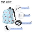 thumbnail image 3 of Disketp Syringe And Red Cross Mochila de Lona Estampada, Mochila Escolar de Viaje Ligera para Estudiantes y Portátil-Small, 3 of 5