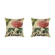 thumbnail image 2 of Funda de cojín decorativa Inteprter Funda de almohada de flores de poliéster duradera kztym001-4 2Conjunto, 2 of 6