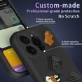 thumbnail image 3 of for iPhone 14 Cute Cartoon Case, Women Girls Boys Kids 3D Cartoon Pattern Cover Soft TPU Silicone Flexible Shockproof Anti-Scratch Protective Phone Cover for iPhone 14, Black, 3 of 8