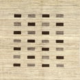 thumbnail image 1 of Ahgly Company Indoor Square Contemporary Golden Blonde Gold Solid Area Rugs, 4' Square, 1 of 6
