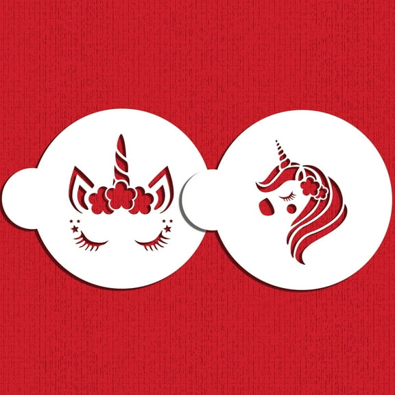 Unicorn Cookie Stencil Set C1027 by Designer Stencils