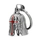 thumbnail image 3 of Campana de motocicleta cruzada, ángel de la guarda, regalos únicos con llavero para motociclistas. Rojo, 3 of 9