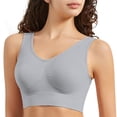 thumbnail image 4 of XFHLMJFF Softness Sports Bras for Women Wirefree Breathable Anti-Sagging Mesh High Impact Yoga Clothes, 4 of 5