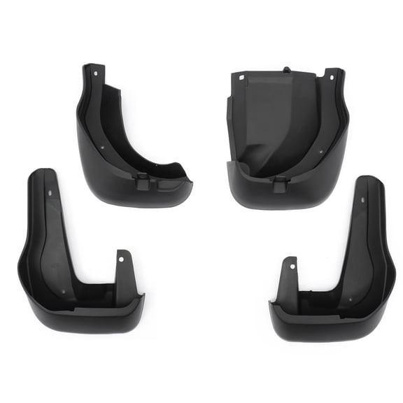 Ikon Motorsports 4PCS Front Rear Mud Flaps Wheel Arch Splash Guards MudFlaps For 2012-2016 Honda CR-V, Black PP Polypropylene 08P00-T0A-100