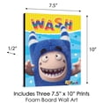 thumbnail image 2 of Oddbods x Big Dot of Happiness - Kids Bathroom Rules Wall Art - 7.5 x 10 inches - Set of 3 Signs - Wash, Brush, Flush, 2 of 6