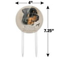 thumbnail image 2 of Acrylic Rottweiler Rottie Dog Breed Cake Topper Party Decoration for Wedding Anniversary Birthday Graduation, 2 of 7