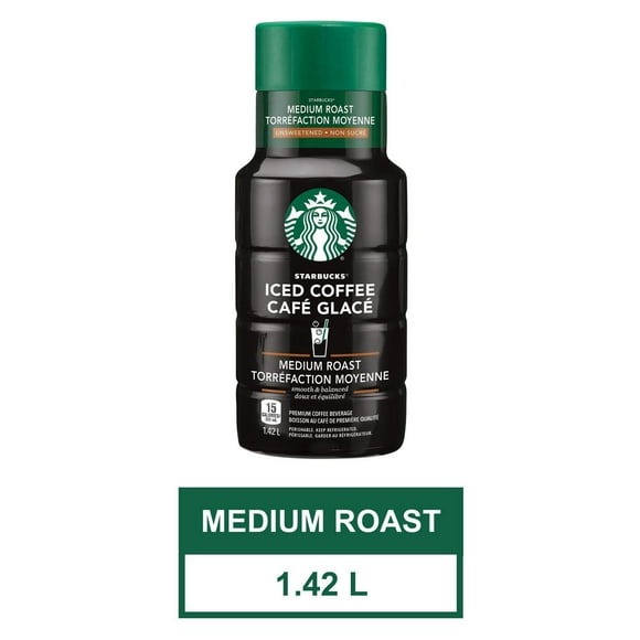 Starbucks Iced Coffee Medium Roast Unsweetened 1.42L, 1.42L