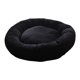 thumbnail image 1 of Cama para gatos con forma de dona, cómoda, lavable, suave, para otoño e invierno, para mascotas, nido para cachorros, gatitos y caniches de Pomerania. negro S, 1 of 8