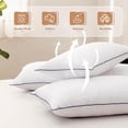 thumbnail image 4 of Memory Foam 14 x 36 Inch Throw Pillow Insert, Premium Lumbar Pillow Insert for Decorative Throw Pillow, Living Room, Couch and Sofa, 14 x 36 Inch, White, 4 of 4