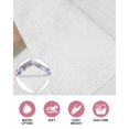 thumbnail image 6 of Purple Flowers Kitchen Dish Towels for Drying Dishes Set of 3, Weeping Spring Floral Bicycle Checkered Waffle Weave Microfiber Hand Tea Bathroom Towels Quick Dry & Absorbent Towel 12x12, 6 of 7