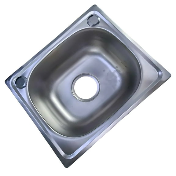 Stainless Steels Square Kitchen Sinks Single Bowl Dish Washing Sink Balcony Wash Basin Kitchen Vegetable Small Sink