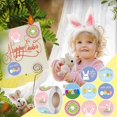 thumbnail image 2 of LMTODLFG 500 PCS Easter Sticker Bunny Stickers Easter Decoration for Kids Display Envelope Seal Party Favor Supplies Reward Gifts Decor, 2 of 9