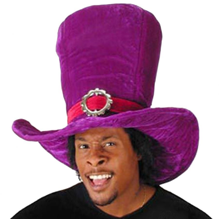 Giant Alice Madhatter Purple Velvet Hat 