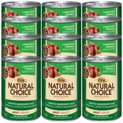 Nutro Natural Choice Limited Ingredient Diet Lamb  Rice  Adult Dog 12x12.5oz