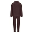 thumbnail image 3 of Chbgutlmr Pyjama pour Femmes Ensemble Hiver Épais en Molleton Chaud Veste à Fermeture Éclair Ample Confortable Pantalon de Pyjama Tenue d'Intérieur Ensemble 2 Pcs, 3 of 6