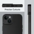 thumbnail image 7 of Entronix Silicone Soft Case Designed for iPhone 15 Shockproof Durable Slim Fit, Black, 7 of 7
