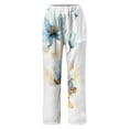 thumbnail image 4 of WILLBEST Pantalones Casuales para Mujer, Moda de Primavera y Verano, Pantalones Casuales Estampados, Pantalones Casuales con Bolsillos para Comodidad y Estilo Diario. Chica, 4 of 4