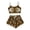 Gold, variant on MuXiKeJi Clothes Halloween Pajamas For Women Sexy Y2k Cute Print Fall Pajama Ruffle Sleeveless Cami Crop Top and Elastic High Waist Shorts 2 Piece Set Funny Skeleton Spooky Lounge Holiday Pjs