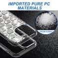 thumbnail image 4 of Designed for Apple iPhone 15 Pro Sparkly 3D Design Diamond Shockproof Protective Bling Rhinestone Hybrid Skin PC + TPU Phone Case Cover [Heart Silver], 4 of 4