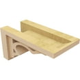 thumbnail image 5 of 6"W x 12"D x 6"H Wide Sheridan Rough Cedar Woodgrain TimberThane Corbel, Primed Tan, 5 of 6