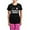 With Pink Pant, variant on CafePress - Physician Assistant Women's Dark Pajamas - Women's Short Sleeve Print T-Shirt and Pants Dark Cotton Pajama Set