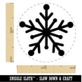 thumbnail image 2 of Star Snowflake Self-Inking Rubber Stamp Ink Stamper - Red Ink - Medium 1 Inch, 2 of 7