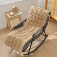 thumbnail image 6 of TOPCHANCES Chaise Lounge Cover, Rocking Chair Protector, Patio Swing Bench Protective Pads Sofa Pets Mat for Outdoor Indoor Furniture (Khaki), 6 of 11