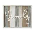 thumbnail image 1 of Stratton Home Decor S09588 Rustique Famille Bois Mur Decor, 1 of 4