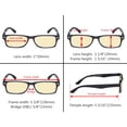 thumbnail image 4 of Eyekepper 5-Pack Blue Light Blocking Reading Glasses Design Computer Readers Yellow Tinted +2.00, 4 of 5