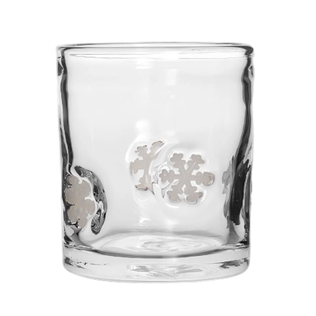 Vaso de jugo navideño de 14 onzas Vasos temáticos para cócteles para fiestas Vasos reutilizables doblemente antiguos y bonitos para el bar de casa