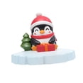 thumbnail image 2 of Figura de pingüino, escultura de resina, artesanía, estatua de pingüino en miniatura para jardín, estanque Regalo de apertura, 2 of 9