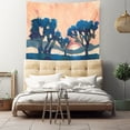 thumbnail image 3 of Tapiz abstracto de pared con paisaje rocoso y plantas, 150 x 100 cm, 3 of 3