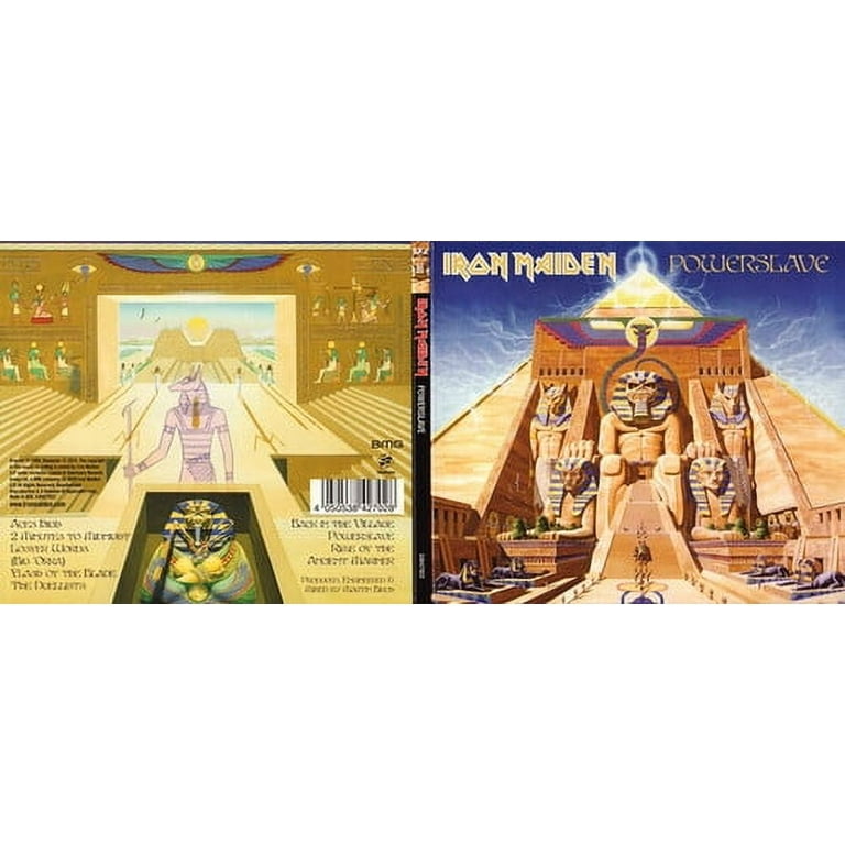 Iron Maiden Powerslave サイン入りCD IRON MAIDEN POWERSLAVE CD Signed by Artists (ADRIAN SMITH
