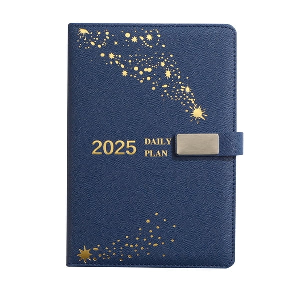 WUYVCG Back to Schòòl Under $10 2025 Agenda Book Work Calendar Journal Book Bill Notebook Daily Planner Notepad Monthly Calendar Worker Notebook Daily Agenda Planner Book Agenda Note Pad