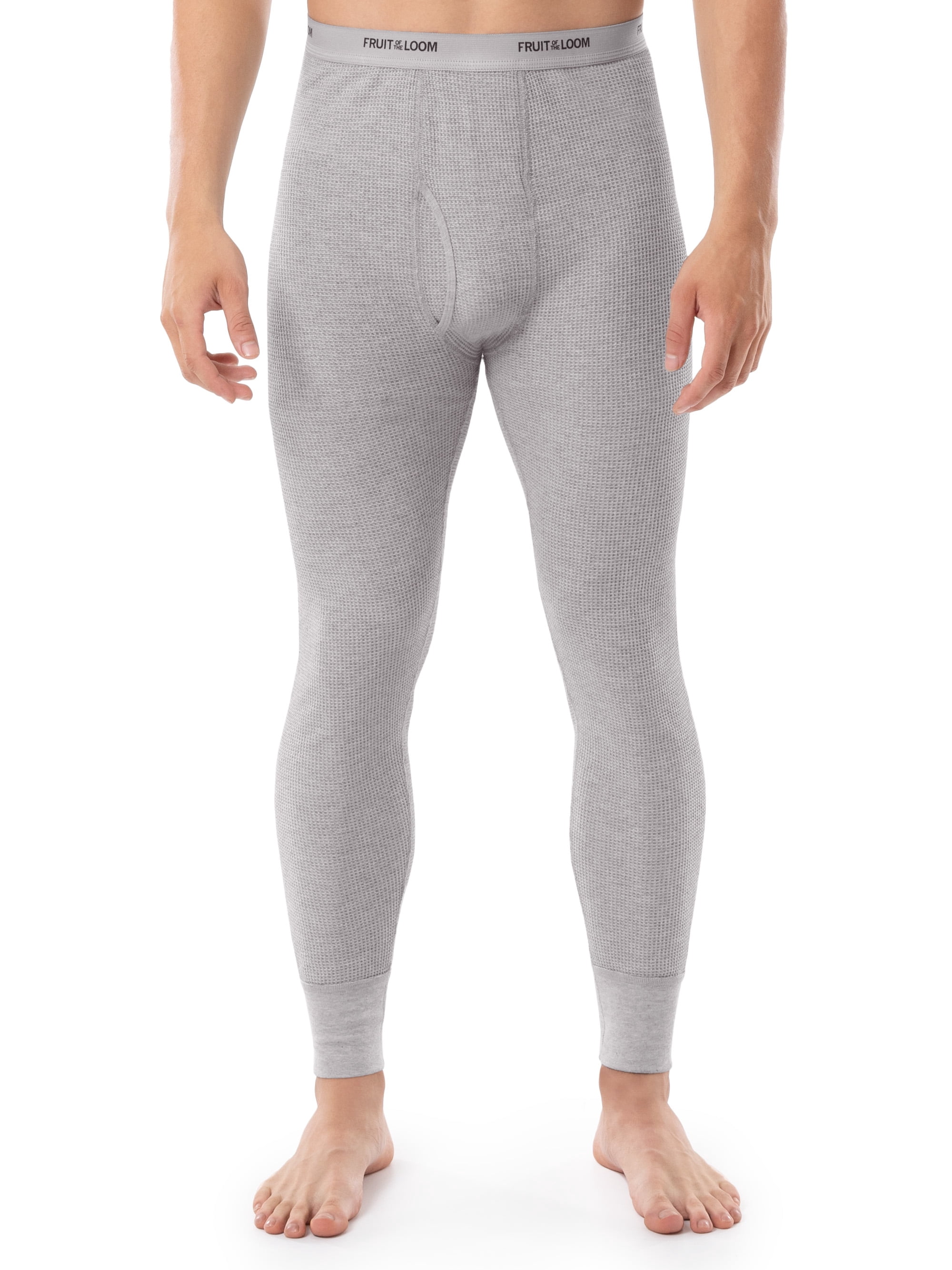 Fruit of the Loom Men's Thermal Waffle Underwear Bottom, 2-Pack, Sizes S-5XL