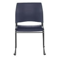 thumbnail image 2 of Hampden Furnishings Jody Collection Vinyl Padded Stack Chair, Blue, Pack of 2, 2 of 4